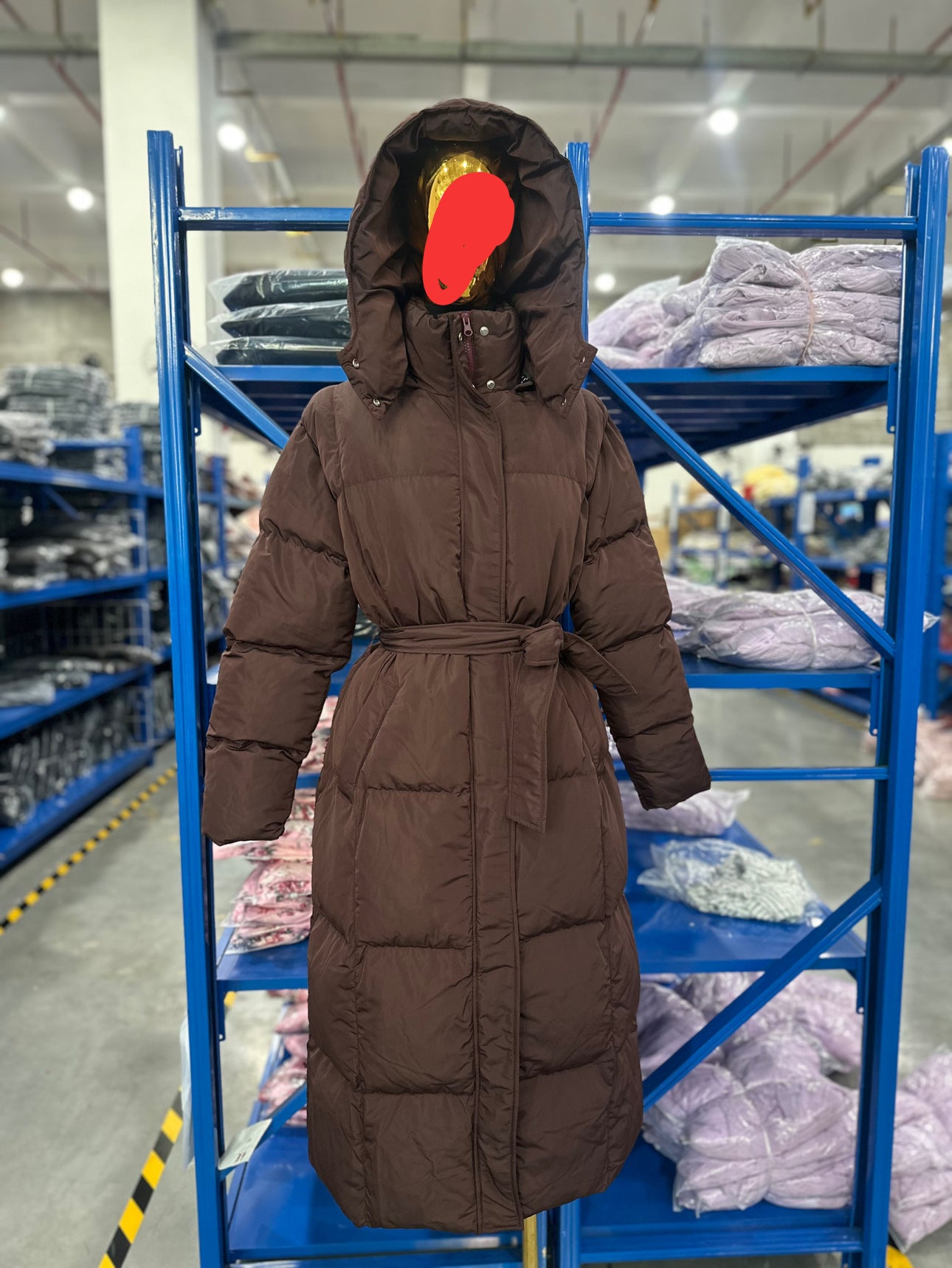Mid to long warm jacket for winter women