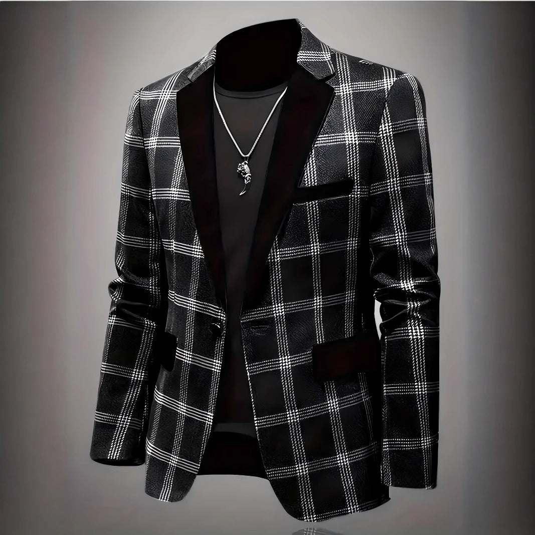 Casual suit men's spring and autumn top jacket
