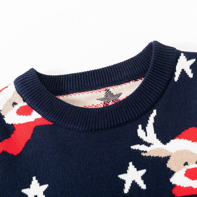 Children's cartoon baby base pullover knitted sweater