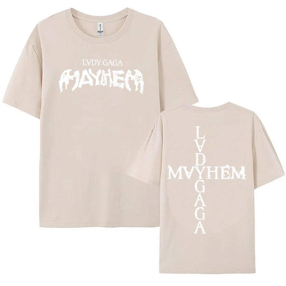 Lady Gaga Mayhem Album Tshirts New Fashion Singer Print