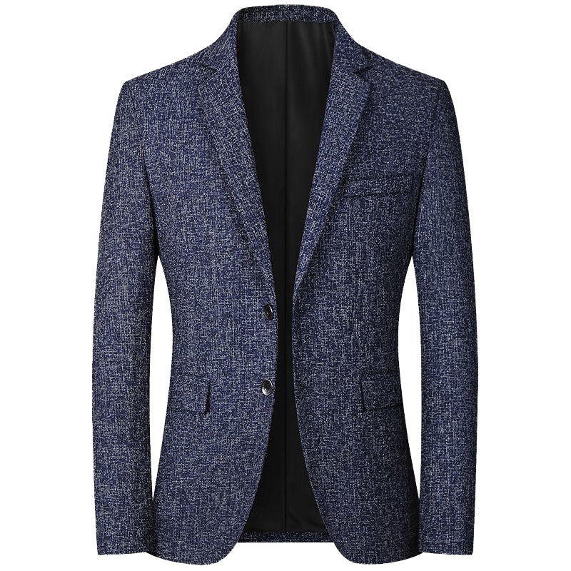 Men's casual suit spring thin style middle-aged iron free men's jacket