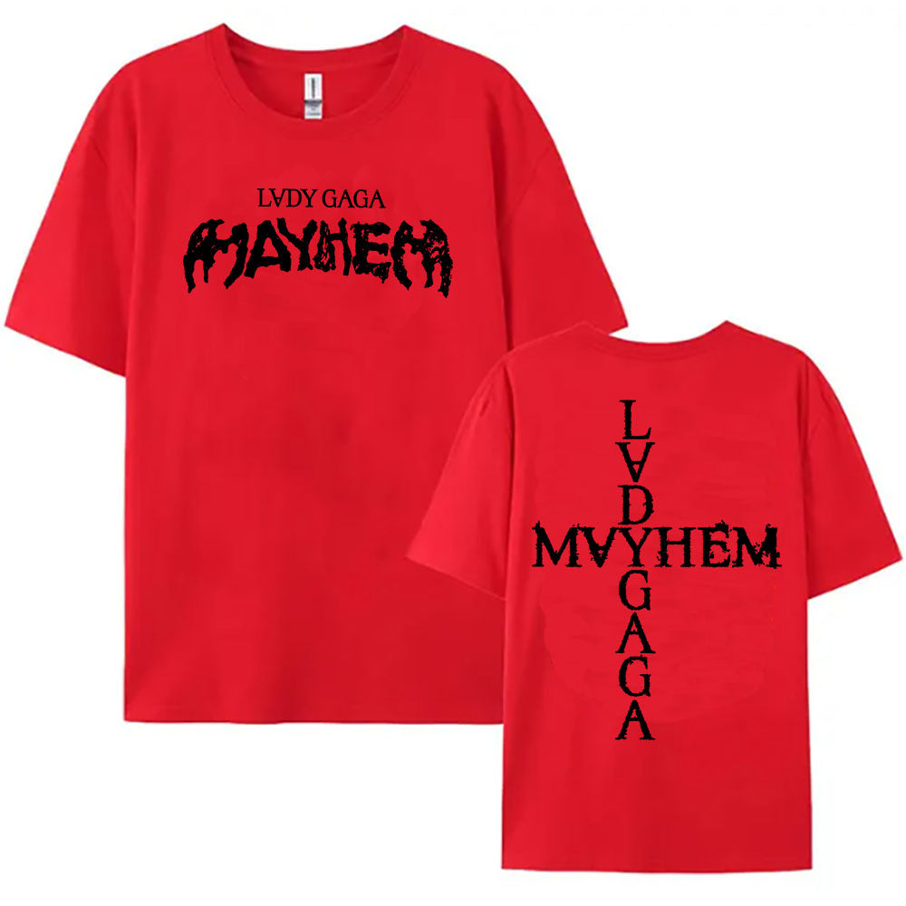 Lady Gaga Mayhem Album Tshirts New Fashion Singer Print