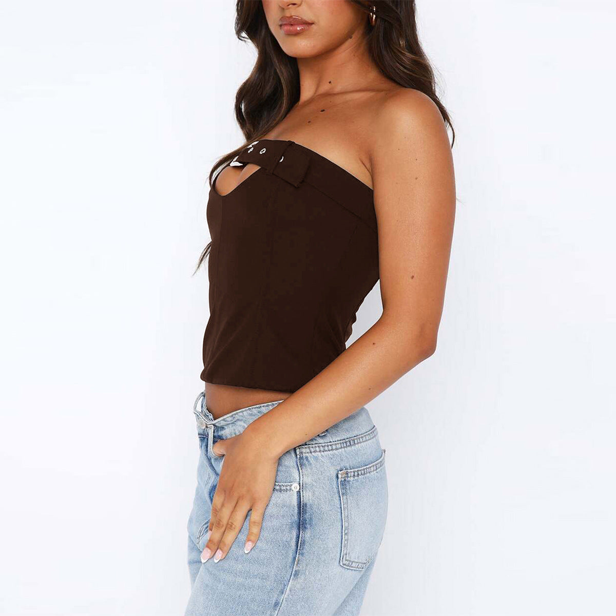 Summer Tube Top Women's Crop Top