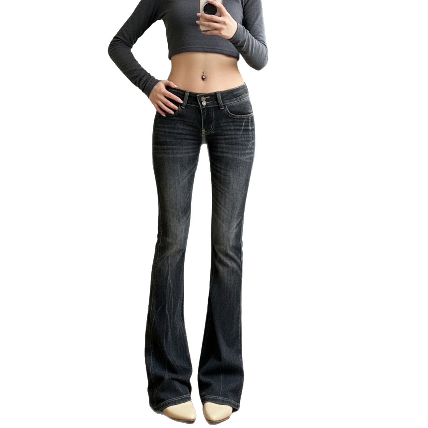 Vintage Hot Girl Y2K Tight Narrow Leg Jeans