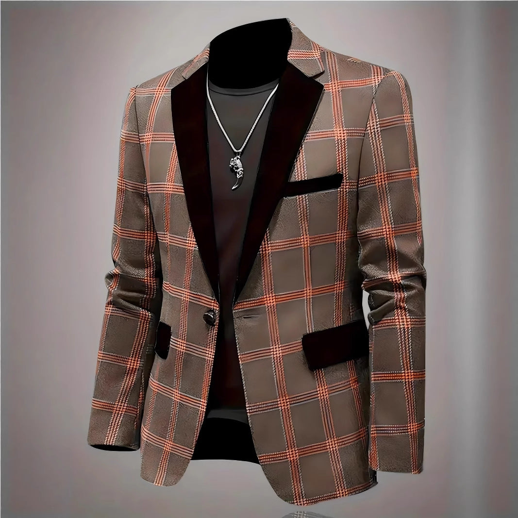 Casual suit men's spring and autumn top jacket