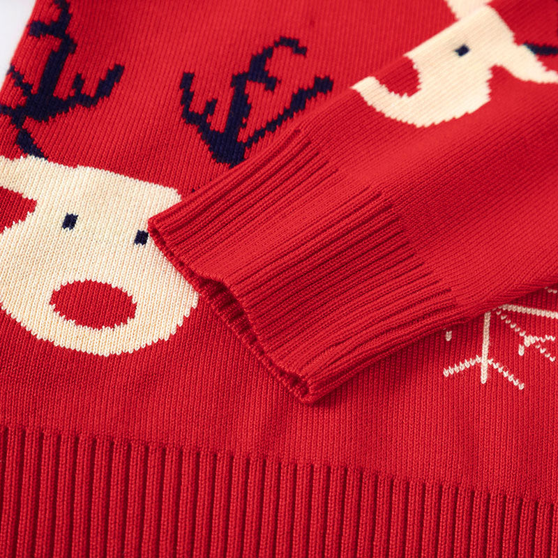 Cartoon Children's Christmas Baby Undercover Knitted Shirt