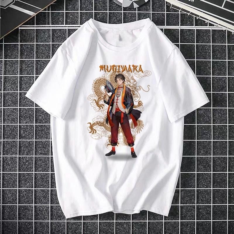 ONE PIECE Pirate King Luffy Fourth Grade Printed T-shirt Thin Top Short Sleeve Anime  Tshirt