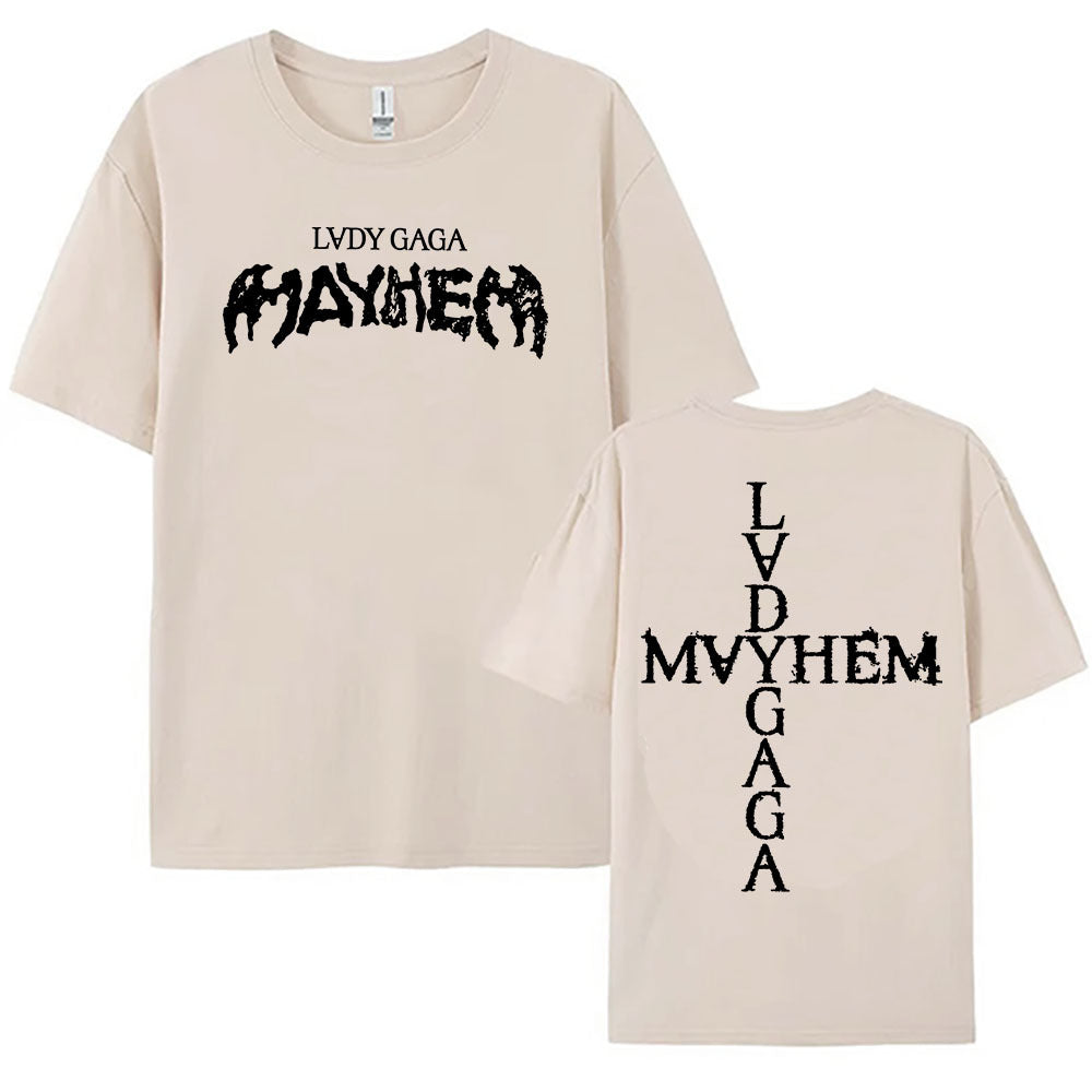 Lady Gaga Mayhem Album Tshirts New Fashion Singer Print