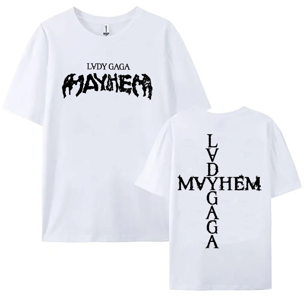 Lady Gaga Mayhem Album Tshirts New Fashion Singer Print