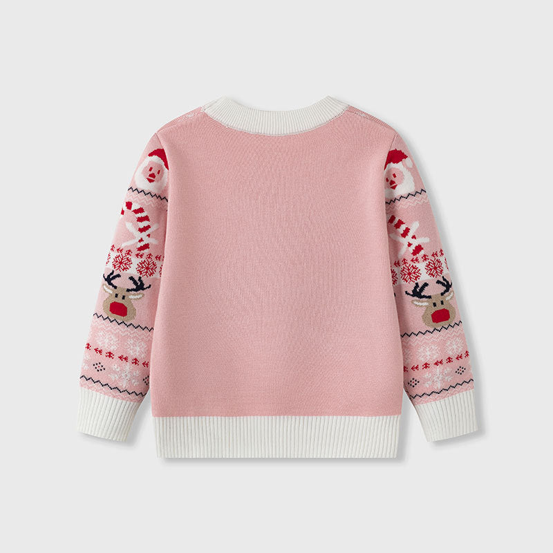 Santa Claus baby base knitted sweater children's pullover sweater