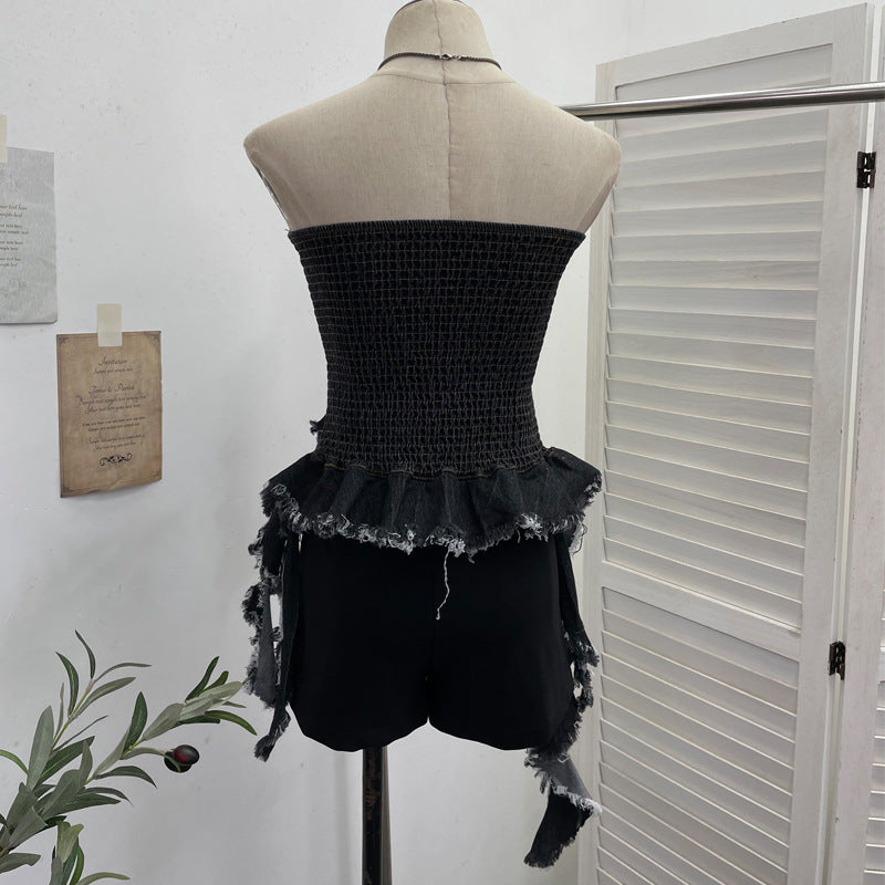 Irregular Hem Crop Top