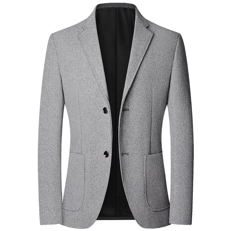 Middle aged men's suit casual dad suit single piece suit jacket