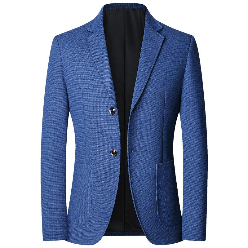 Middle aged men's suit casual dad suit single piece suit jacket