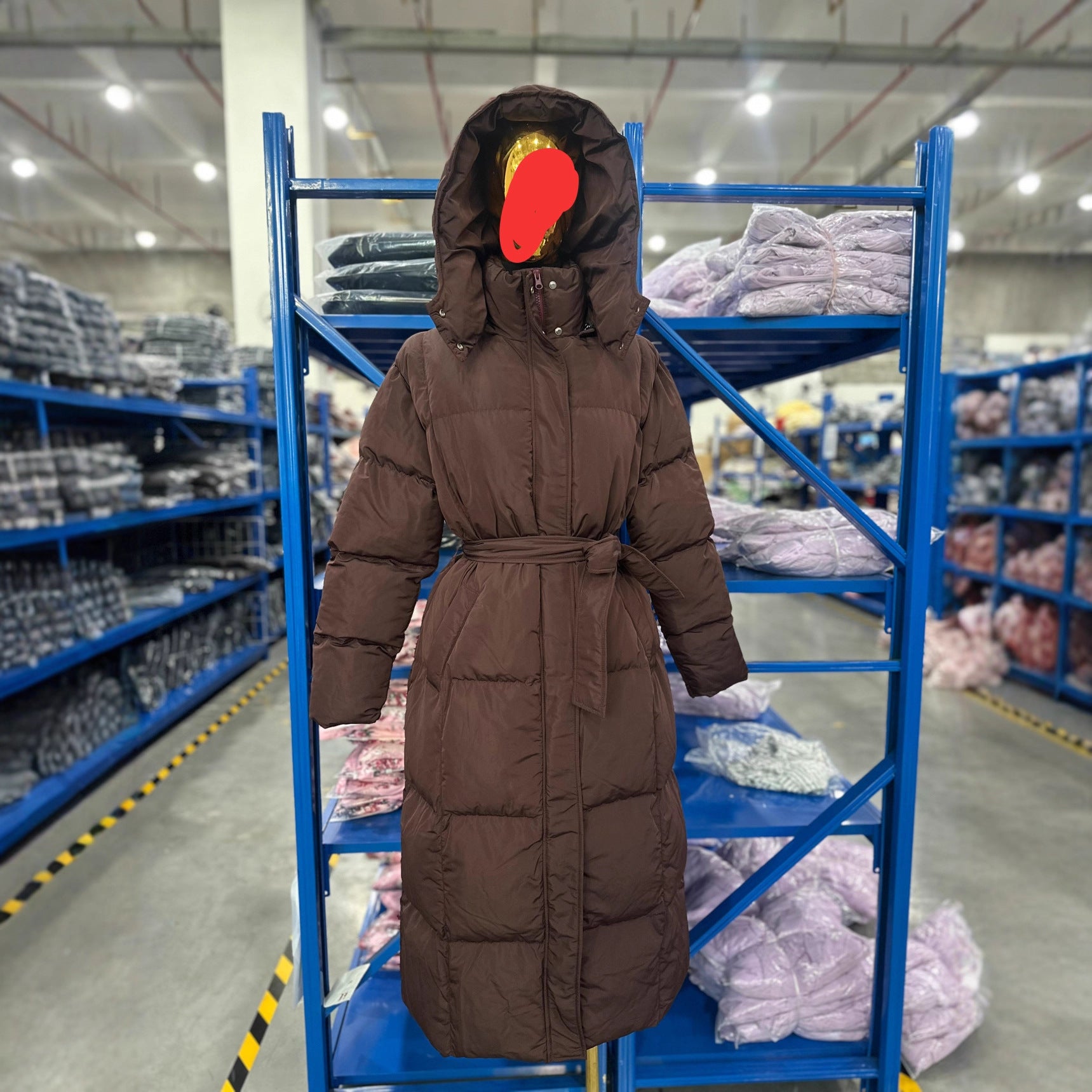 Mid to long warm jacket for winter women