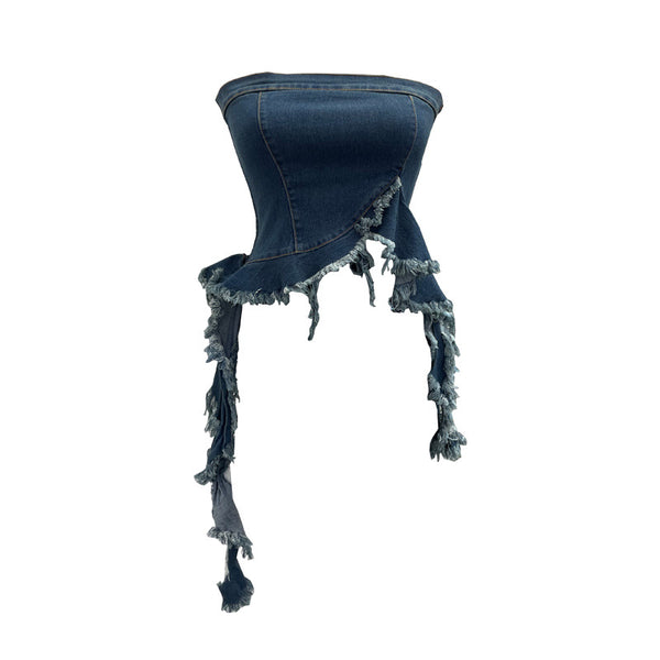 Irregular Hem Crop Top