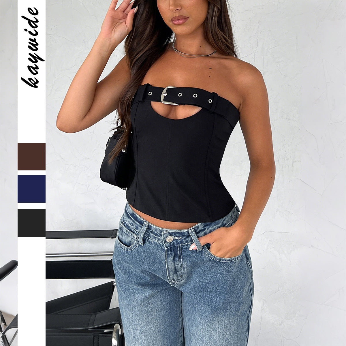 Summer Tube Top Women's Crop Top