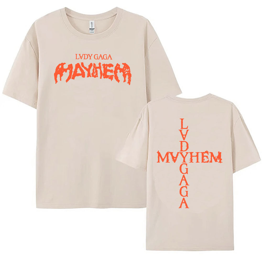 Lady Gaga Mayhem Album Tshirts New Fashion Singer Print