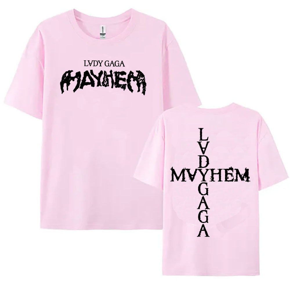 Lady Gaga Mayhem Album Tshirts New Fashion Singer Print