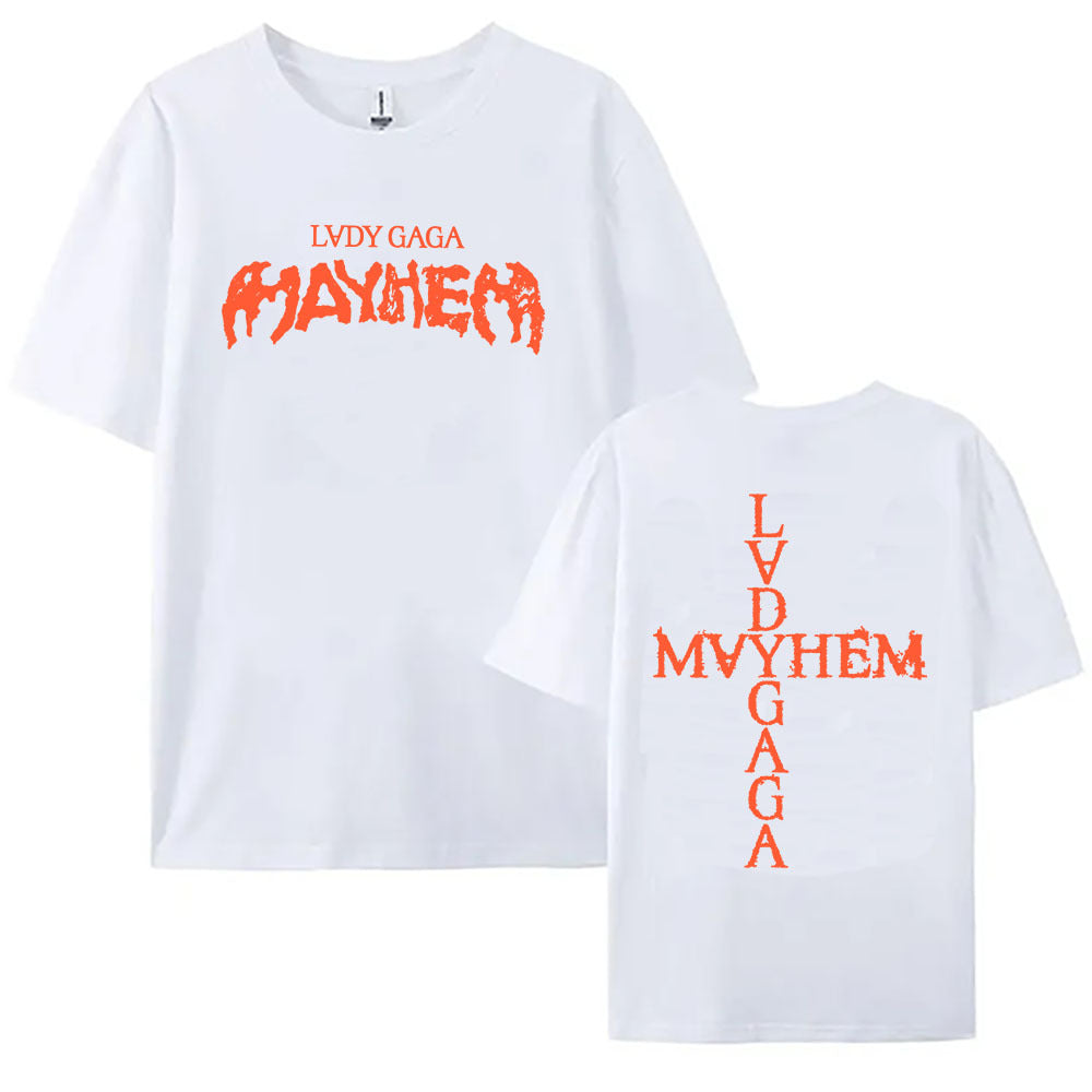 Lady Gaga Mayhem Album Tshirts New Fashion Singer Print