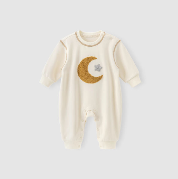 Fleece jumpsuit cute baby boy and girl clothes climbing clothes outdoor warm clothes